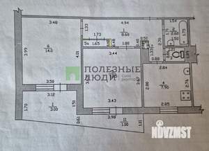 2-к квартира, вторичка, 48м2, 7/9 этаж