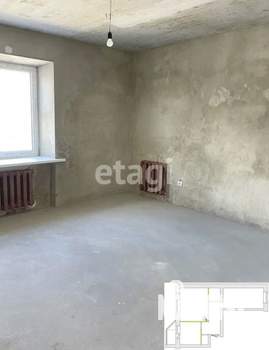 2-к квартира, вторичка, 55м2, 6/6 этаж