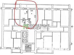 1-к квартира, вторичка, 37м2, 9/10 этаж