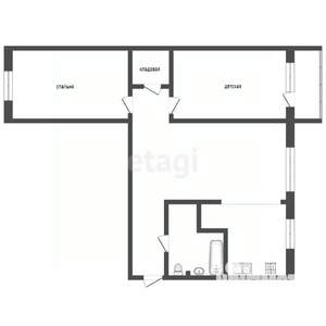 3-к квартира, вторичка, 60м2, 3/5 этаж