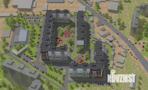 2-к квартира, строящийся дом, 65м2, 7/9 этаж