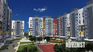 1-к квартира, строящийся дом, 44м2, 5/9 этаж