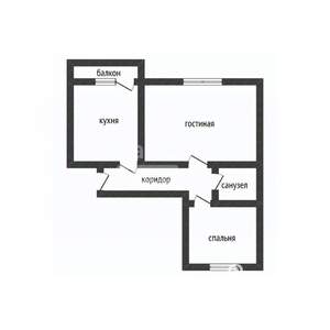 2-к квартира, вторичка, 50м2, 9/9 этаж