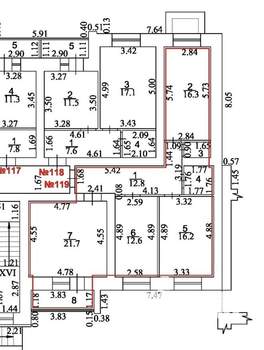 3-к квартира, вторичка, 85м2, 1/16 этаж