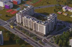 1-к квартира, сданный дом, 42м2, 4/9 этаж