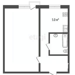 1-к квартира, вторичка, 30м2, 4/9 этаж